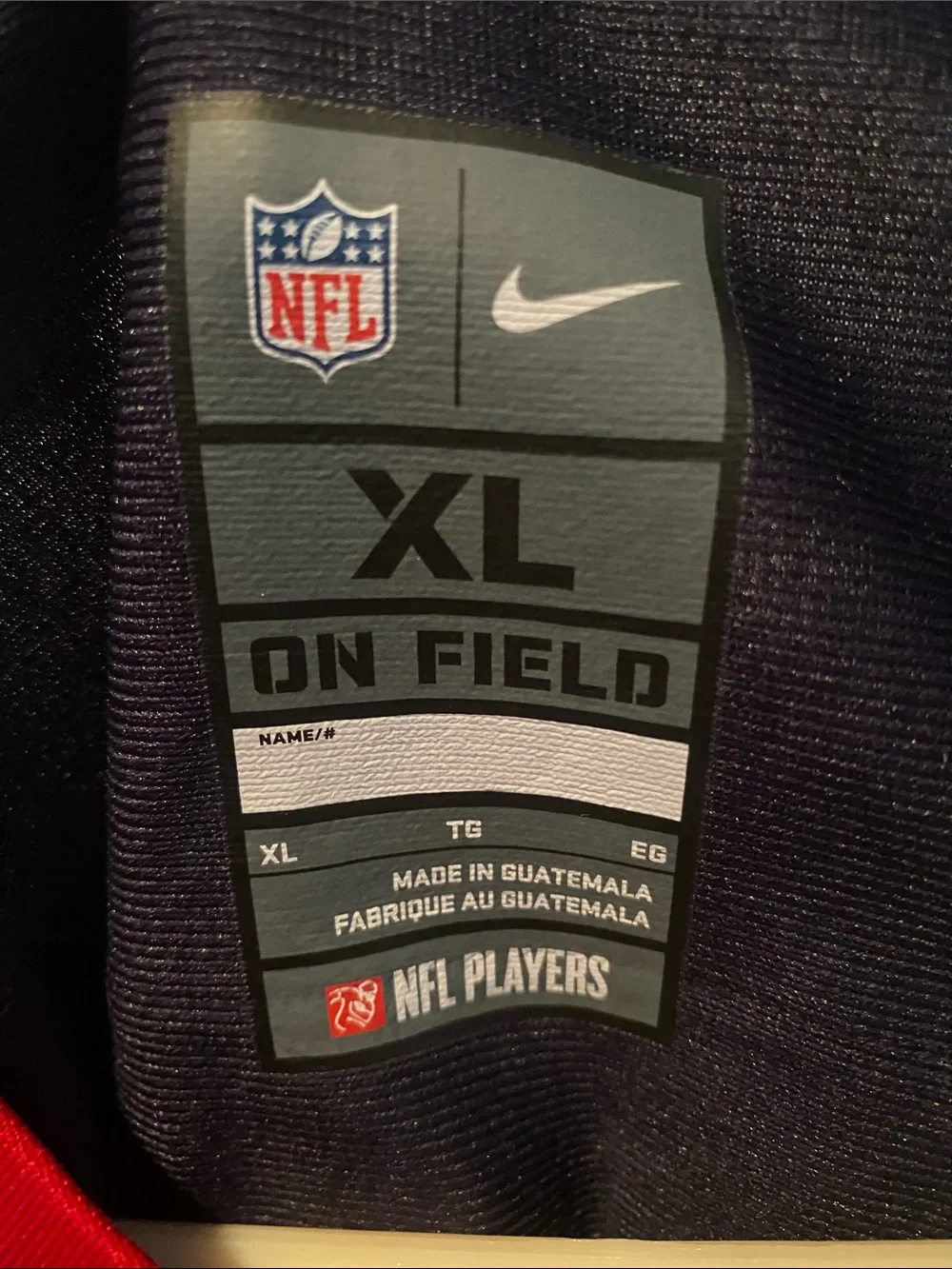 NFL Texans football jersey